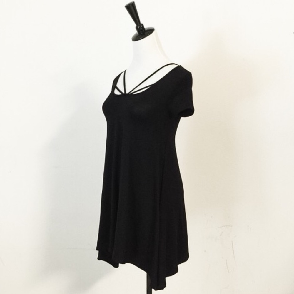 LAST ITEM | Black strappy tunic top/mini d… - Picture 3 of 4